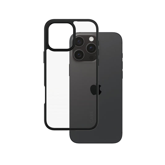 PanzerGlass CARE by ® Flagship Case Transparent Urban Combat w. Black Frame iPhone 16 Pro Max mobiltelefonfodral Omslag