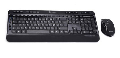 Voxicon 290Wl tangentbord Mus inkluderad RF Trådlös QWERTY Nordic Svart