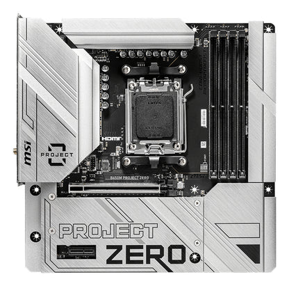 MSI B650M PROJECT ZERO moderkort AMD B650 AM5-sockel micro ATX