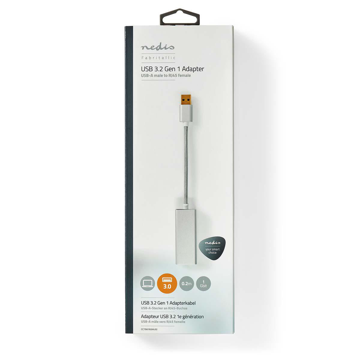 Nedis CCTB61950AL02 nätverkskort Ethernet 1000 Mbit/s