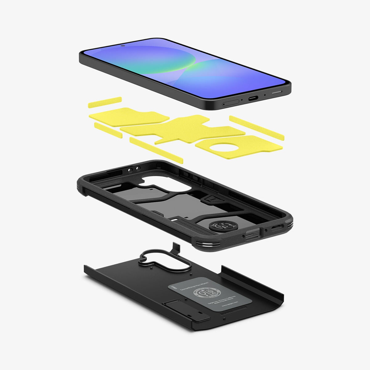 Spigen Tough Armor mobiltelefonfodral 17 cm (6.7") Omslag Svart