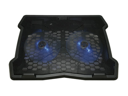 Conceptronic THANA06B kylningsdynor för bärbara datorer 39,6 cm (15.6") Svart