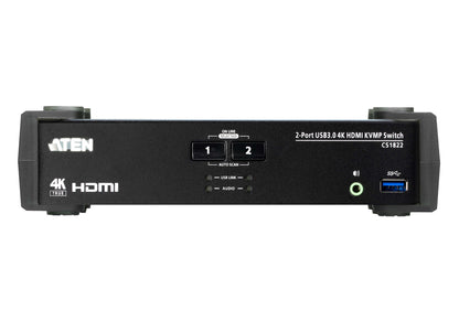 ATEN CS1822 KVM-switchar Svart