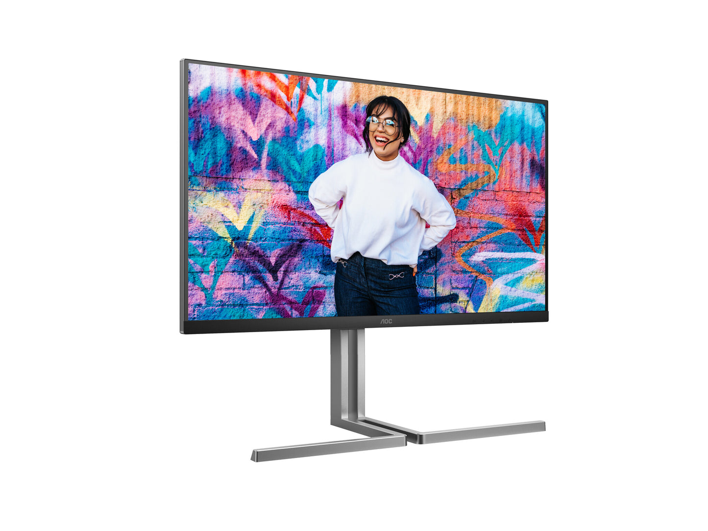 AOC U3 U32U3CV platta pc-skärmar 80 cm (31.5") 3840 x 2160 pixlar 4K Ultra HD LCD Svart