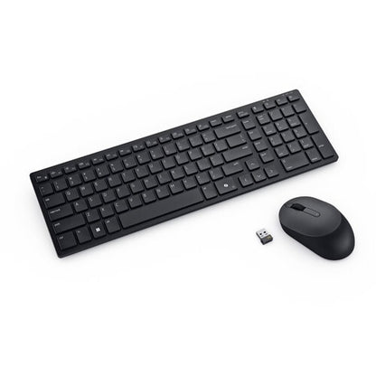 DELL Pro kompakt och tyst tangentbord och mus – KM555 - Ukrainskt (QWERTY)