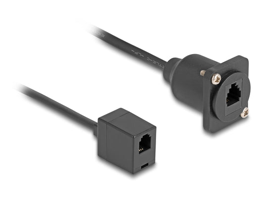 DeLOCK 87969 telefonkablar 0,3 m Svart