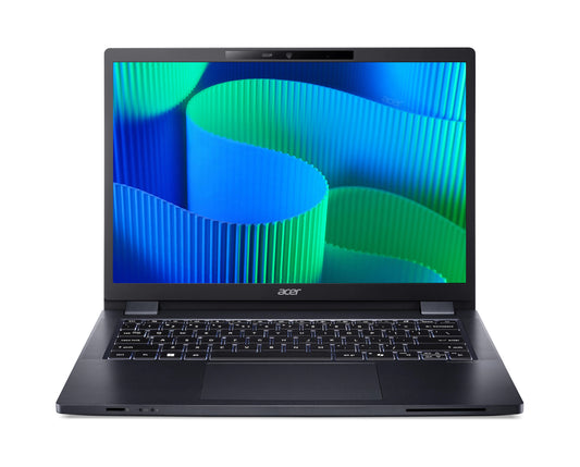 Acer TravelMate P4 TMP414-42-TCO-R86F AMD Ryzen™ 3 8440U Bärbar dator 35,6 cm (14") WUXGA 16 GB 512 GB SSD Wi-Fi 6E (802.11ax) Windows 11 Pro Blå