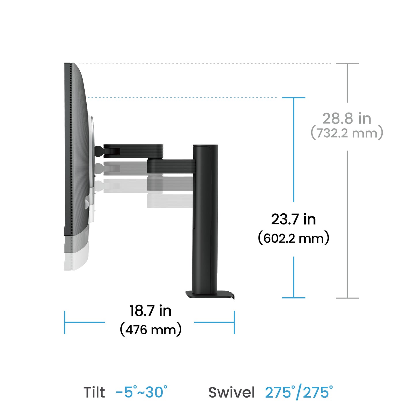 BenQ RD280UA platta pc-skärmar 71,6 cm (28.2") 3840 x 2560 pixlar 4K Ultra HD Svart