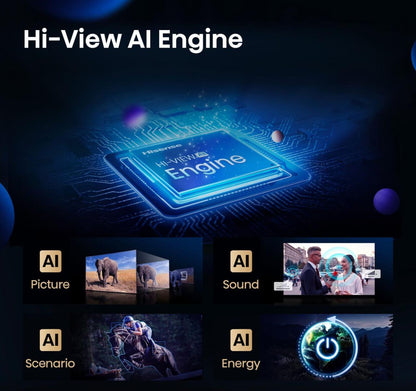 Hisense 65E8Q 165,1 cm (65") 4K Ultra HD Smart-TV Wi-Fi Svart, Grå 600 cd/m²