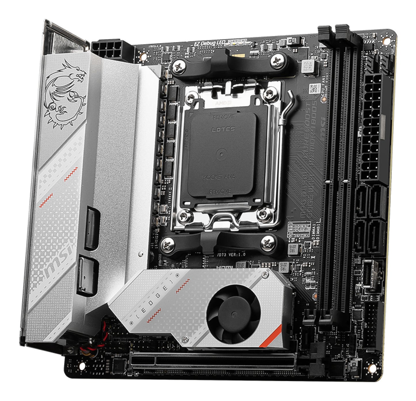 MSI MPG B650I EDGE WIFI moderkort AMD B650 AM5-sockel mini ATX