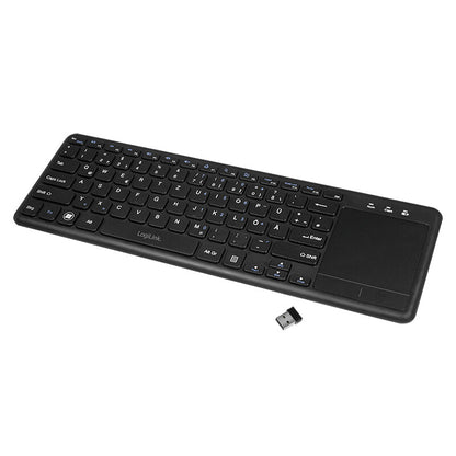 2Direct ID0188 tangentbord Hem / Kontor RF Trådlös QWERTZ tyska Svart
