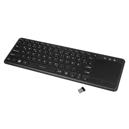 2Direct ID0188 tangentbord Hem / Kontor RF Trådlös QWERTZ tyska Svart