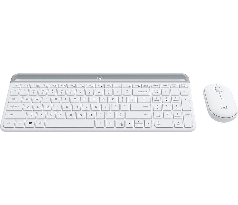 Logitech 920-009189 tangentbord Mus inkluderad Universal RF Trådlös QWERTZ tyska Vit