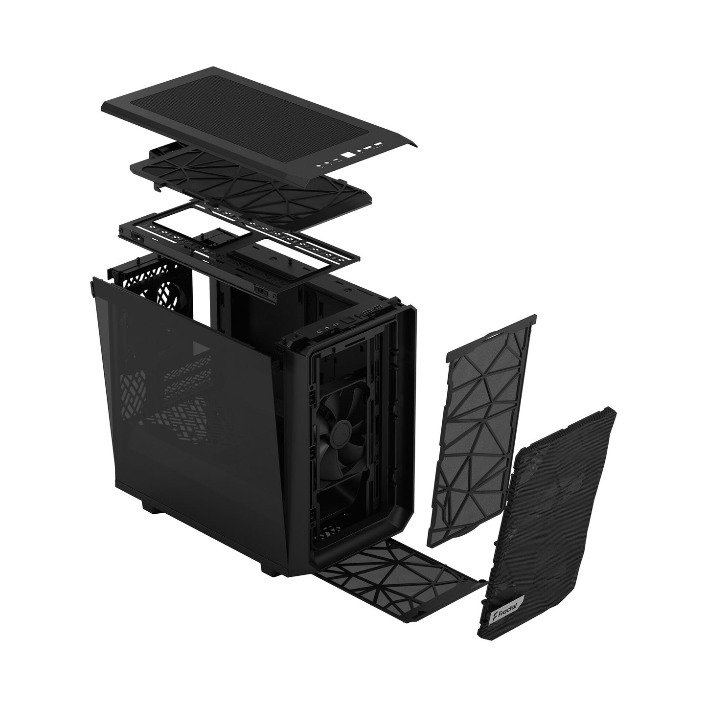 Fractal Design Meshify 2 Nano Svart