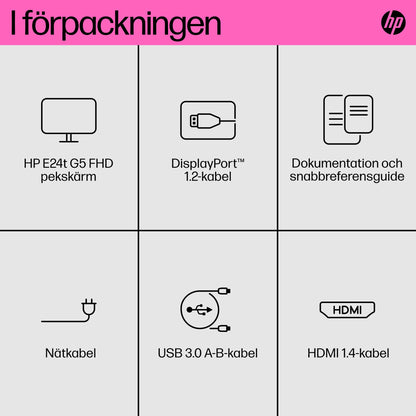 HP E24t G5 FHD-pekskärm