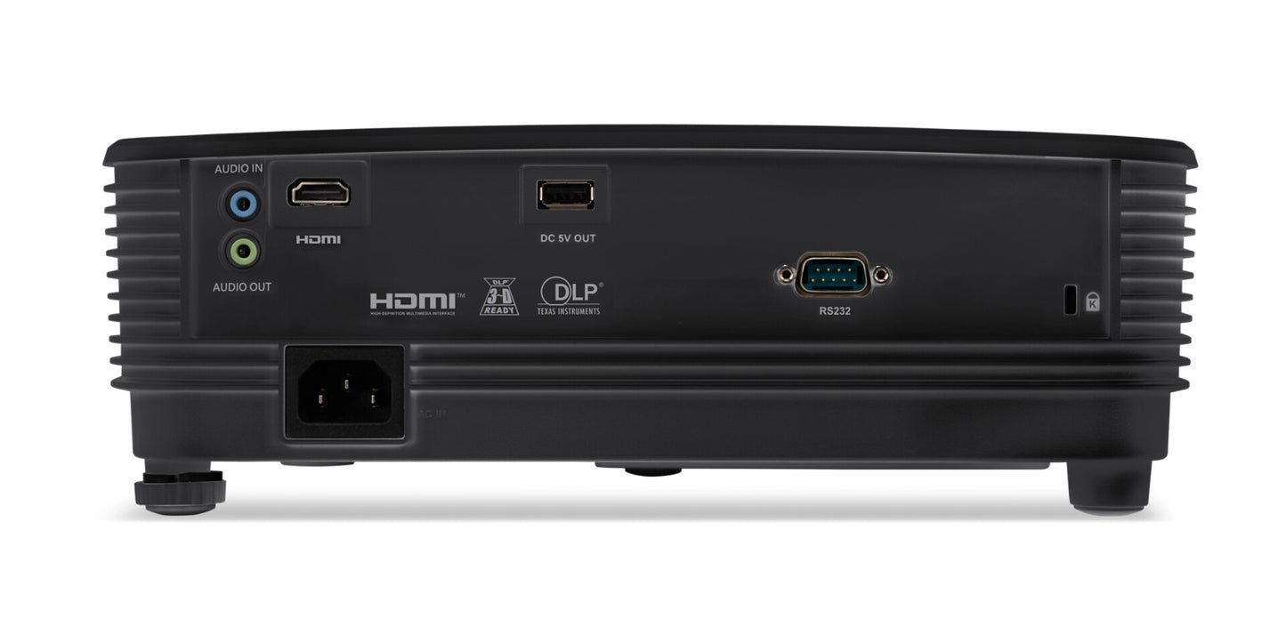 Acer PD2327W Standard throw-projektor 3200 ANSI-lumen DLP WXGA (1280x800) Svart