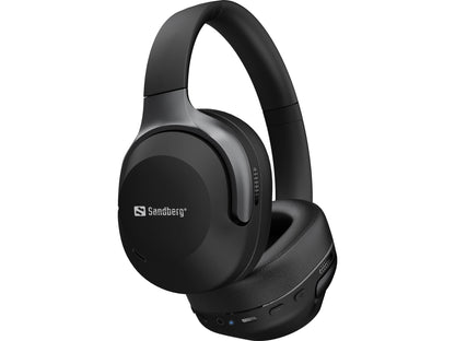 Sandberg 126-53 hörlur och headset Trådlös Huvudband Samtal/musik Bluetooth Svart