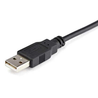StarTech.com DisplayPort 1.2-splitter för dubbla bildskärmar, DisplayPort till 2x DP-adapter för flera bildskärmar, dubbel 4K 30 Hz eller 1080p 60 Hz MST-hubb för dator, USB-bussdriven - Endast för Windows