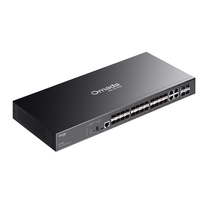 TP-Link SG5428XF nätverksswitchar hanterad L3 Svart
