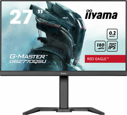 iiyama G-MASTER GB2770QSU-B6 platta pc-skärmar 68,6 cm (27") 2560 x 1440 pixlar Wide Quad HD LCD Svart