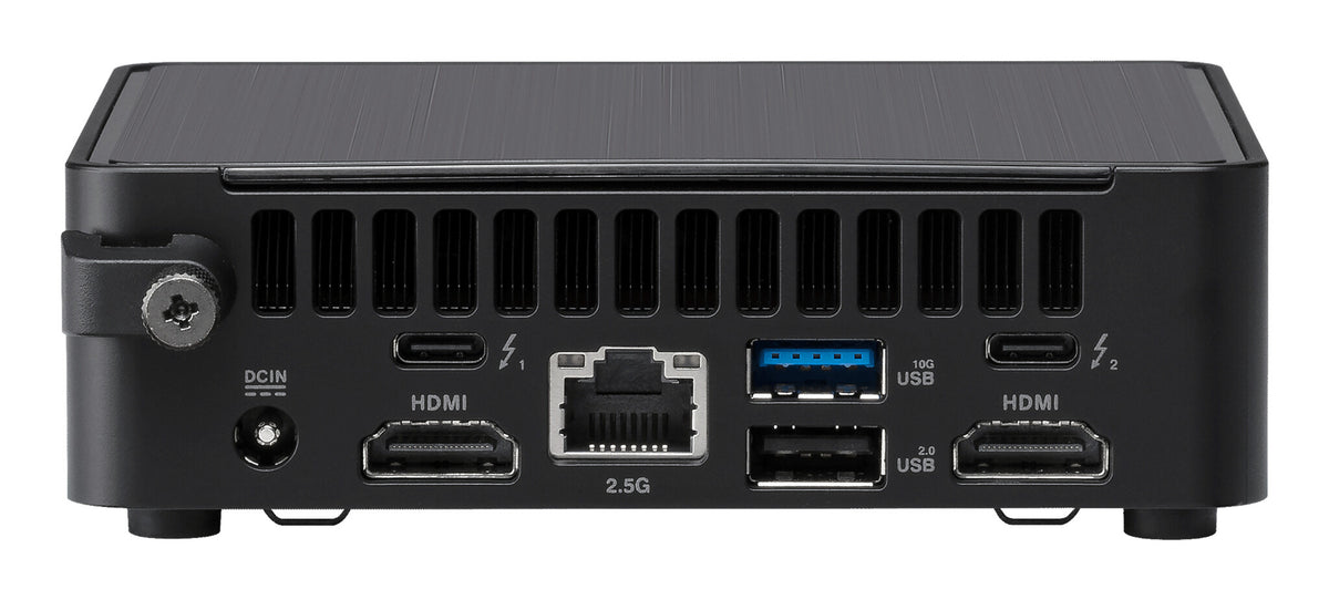 ASUS NUC 14 Pro RNUC14RVKV5068C3I Intel Core Ultra 5 135H 16 GB DDR5-SDRAM 512 GB SSD Windows 11 Pro UCFF Mini-PC Svart
