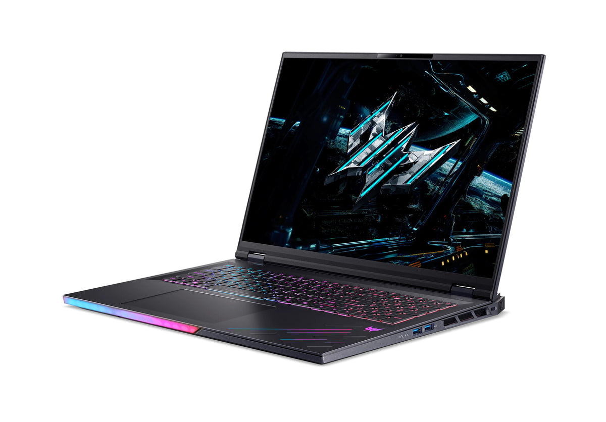 Acer Predator PH18-73-98E0 Intel Core Ultra 9 275HX Bärbar dator 45,7 cm (18") WQXGA 128 GB DDR5-SDRAM 2 TB SSD NVIDIA GeForce RTX 5080 Wi-Fi 7 (802.11be) Windows 11 Pro Svart