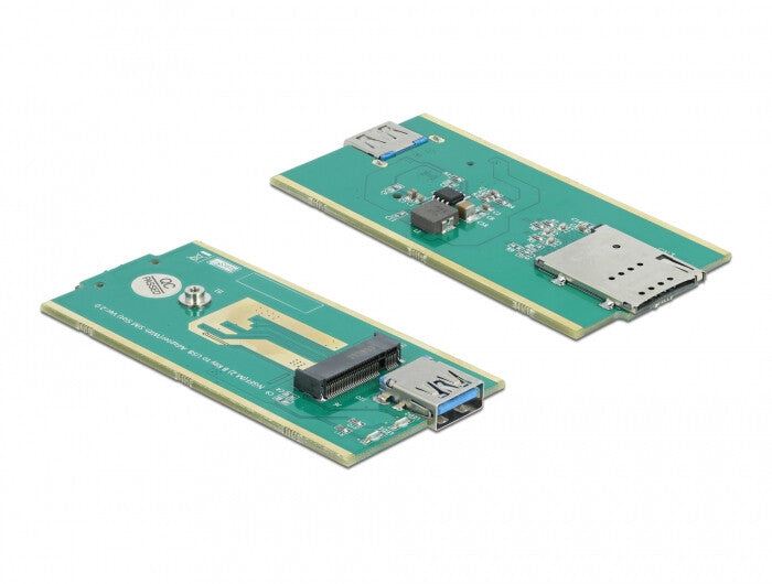 DeLOCK 63172 nätverkskort/adapters M.2, USB 3.2 Gen 1 (3.1 Gen 1)