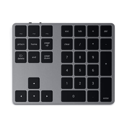 Satechi ST-XLABKM numeriskt tangentbord Universal Bluetooth Grå