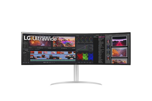 LG 49WQ95X-W platta pc-skärmar 124,5 cm (49") 5120 x 1440 pixlar Dual QHD Vit