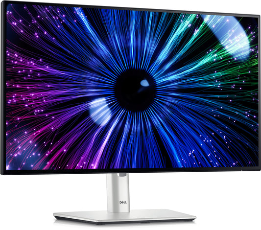 DELL UltraSharp U2424HE platta pc-skärmar 60,5 cm (23.8") 1920 x 1080 pixlar Full HD LCD Svart, Silver