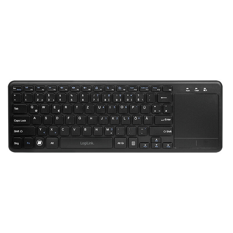 2Direct ID0188 tangentbord Hem / Kontor RF Trådlös QWERTZ tyska Svart