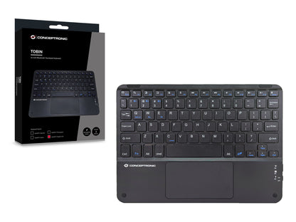 Conceptronic TOBIN01BUS tangentbord Universal Bluetooth QWERTY Engelska (USA) Svart