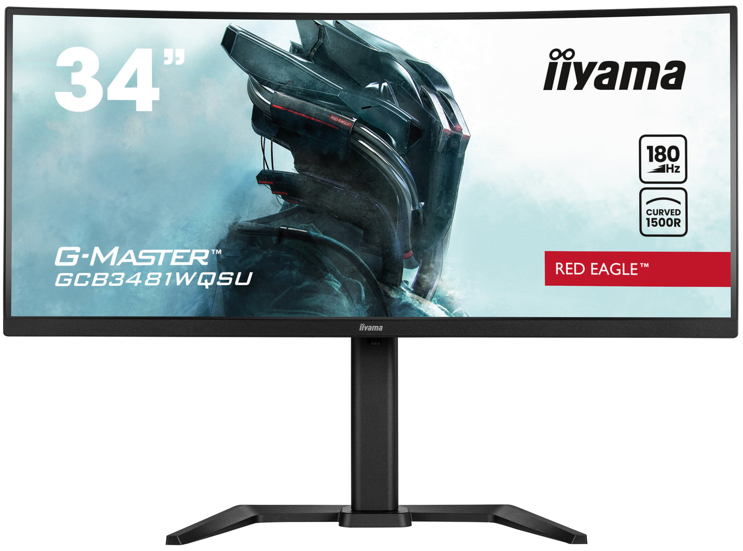 iiyama G-MASTER GCB3481WQSU-B1 platta pc-skärmar 86,4 cm (34") 3440 x 1440 pixlar UltraWide Quad HD LCD Svart