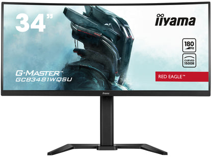 iiyama G-MASTER GCB3481WQSU-B1 platta pc-skärmar 86,4 cm (34") 3440 x 1440 pixlar UltraWide Quad HD LCD Svart