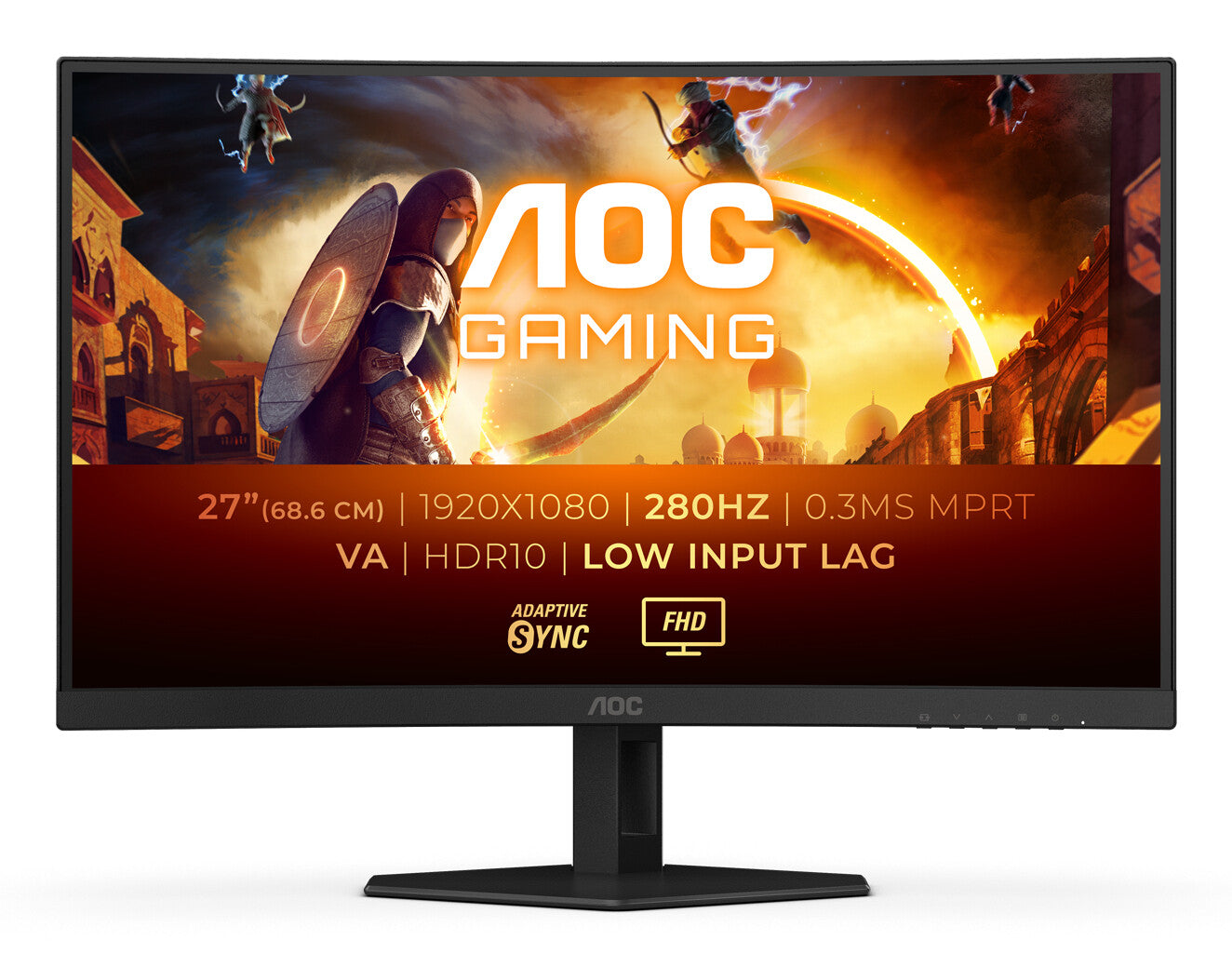 AOC G4 C27G4ZXE platta pc-skärmar 68,6 cm (27") 1920 x 1080 pixlar Full HD LED Svart