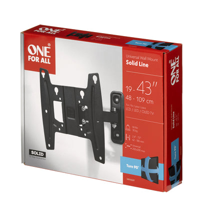 One For All SOLID 109,2 cm (43") Svart