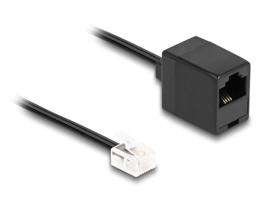 DeLOCK 88096 telefonkablar 10 m Svart