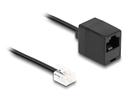 DeLOCK 88093 telefonkablar 2 m Svart