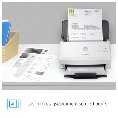 HP ScanJet Pro 3000 s4 Arkmatad skanner 600 x 600 DPI A4 Svart, Vit