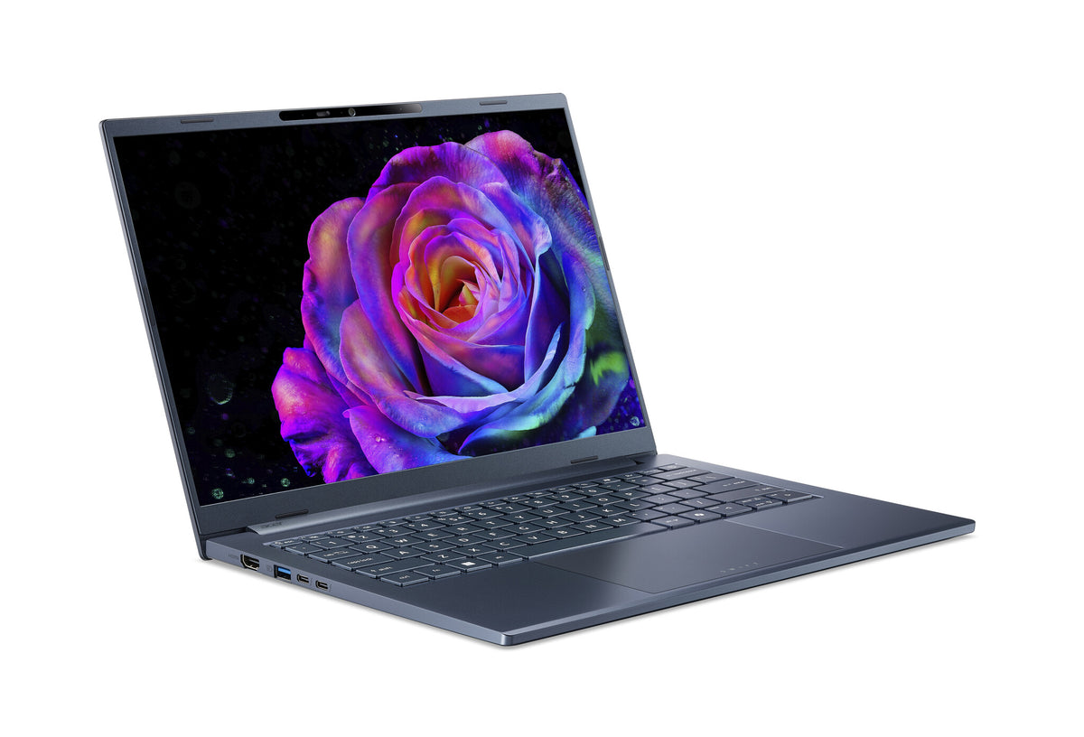 Acer Swift Go 14 AI SFG14-75-73GE Intel Core Ultra 7 258V Bärbar dator 35,6 cm (14") WUXGA 32 GB LPDDR5x-SDRAM 1 TB SSD Wi-Fi 7 (802.11be) Windows 11 Home Blå