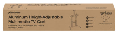Manhattan 462563 tv-fäste 2,54 m (100") Svart, Silver