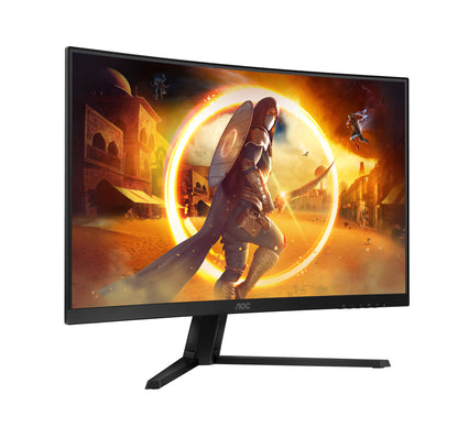 AOC G4 CQ32G4VE platta pc-skärmar 80 cm (31.5") 2560 x 1440 pixlar Quad HD LCD Svart, Grå