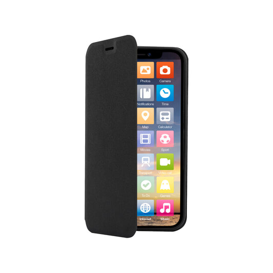 Screenor CLEVER mobiltelefonfodral 15,5 cm (6.1") Plånbok Svart