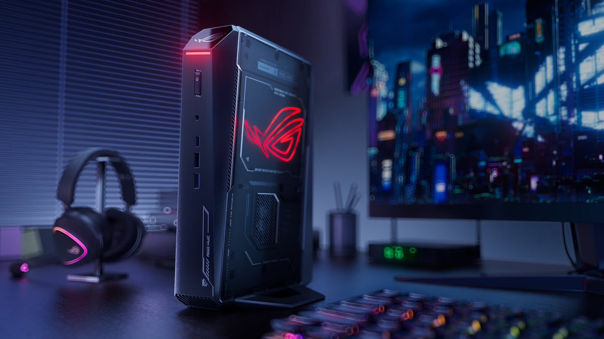 ASUS ROG NUC RNUC15JNK9X389A2 Intel Core Ultra 9 275HX 32 GB DDR5-SDRAM 1 TB SSD NVIDIA GeForce RTX 5070 Ti Windows 11 Home USFF Mini-PC Svart