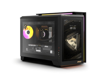 MSI MEG Vision X AI 2NVV7-009AT Intel Core Ultra 7 265K 32 GB DDR5-SDRAM 2 TB SSD NVIDIA GeForce RTX 5080 Windows 11 Home Skrivbord PC Svart