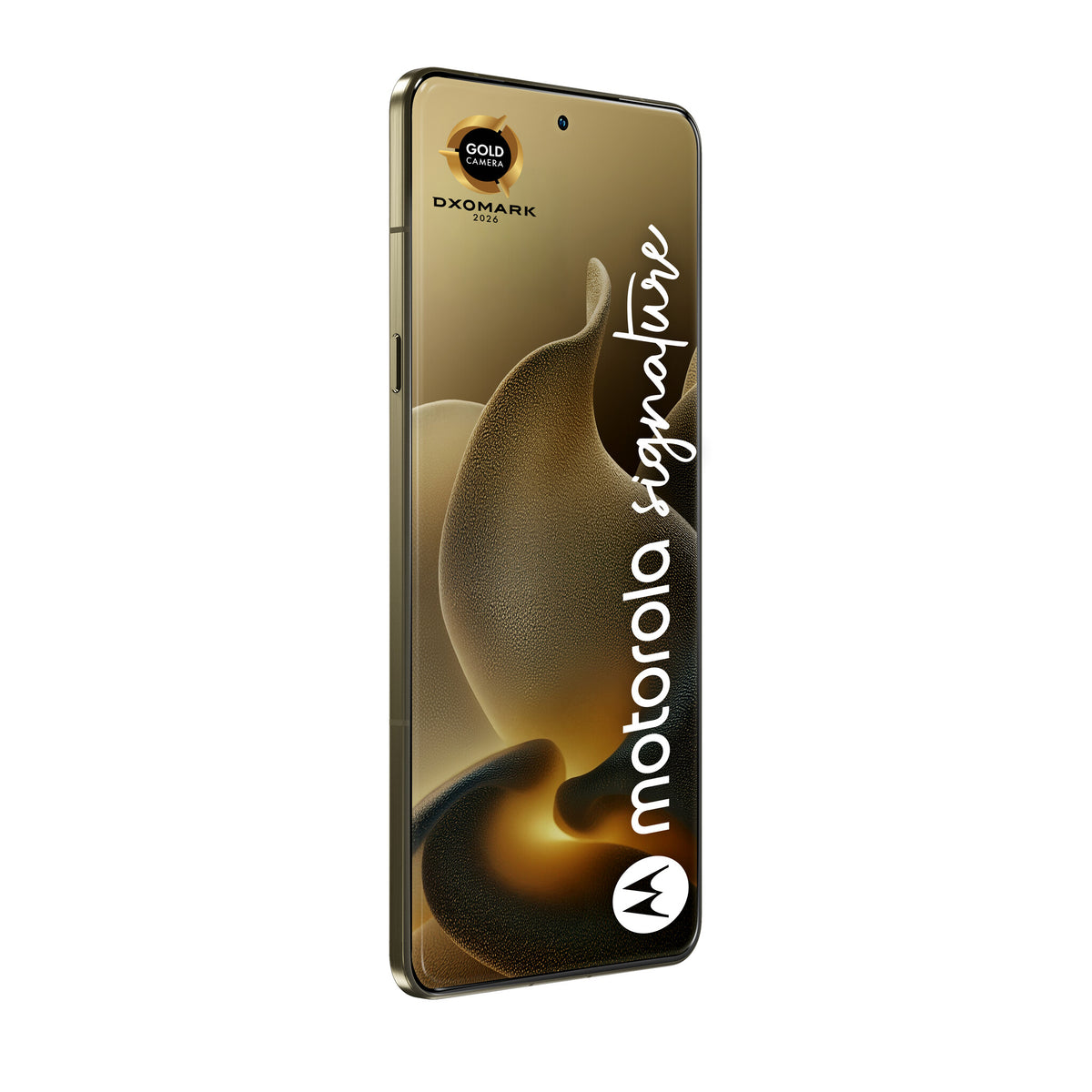 Motorola signature 17,2 cm (6.78") Dubbla SIM-kort Android 16.0 5G USB Type-C 16 GB 512 GB 5200 mAh Guld