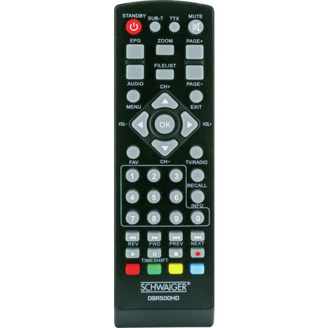 Schwaiger DSR500HD TV-set toppboxar Kabel Full HD Svart