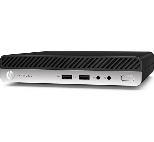 T1A HP ProDesk 400 G4 Refurbished Intel® Core™ i5 i5-8400T 8 GB DDR4-SDRAM 256 GB SSD Windows 11 Pro Mini PC Mini-PC Svart, Silver
