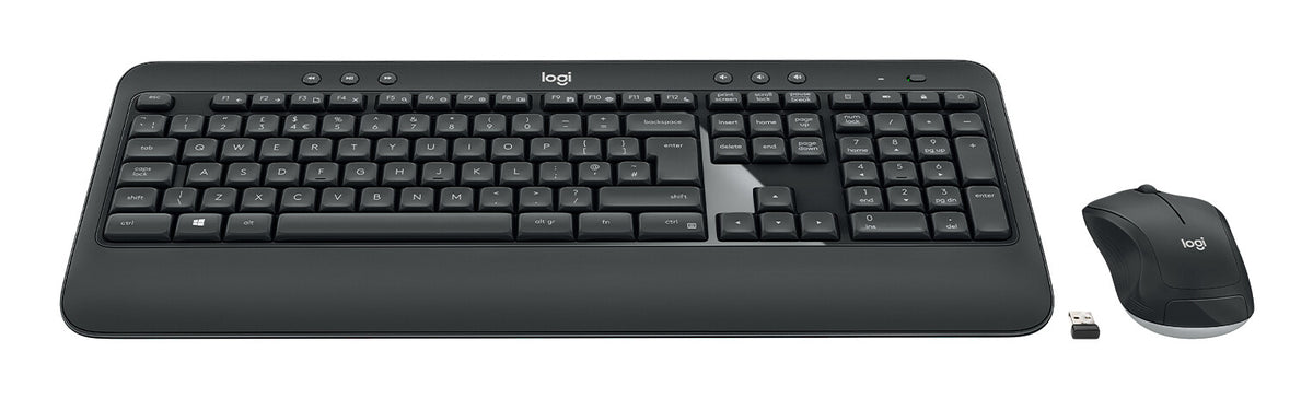 Logitech 920-008684 tangentbord Mus inkluderad Universal RF Trådlös QWERTY Engelska (Storbritannien) Svart