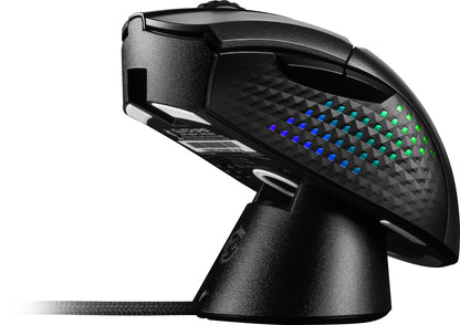 MSI CLUTCH GM51 LIGHTWEIGHT WIRELESS datormöss Spela högerhand RF Wireless + Bluetooth + USB Type-C Optisk 26000 DPI